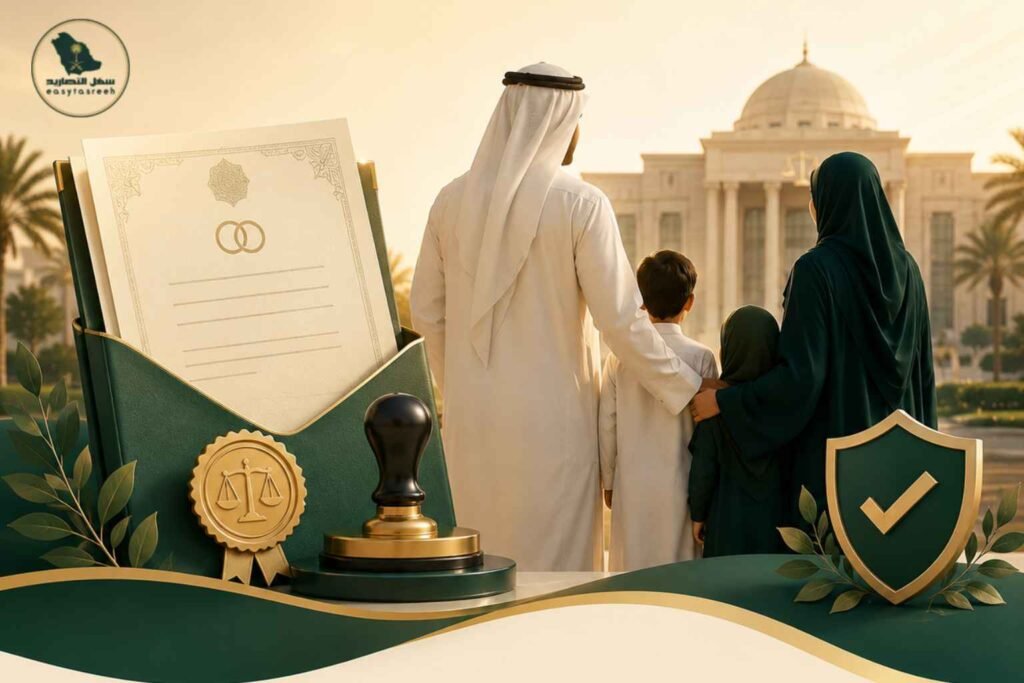 تصحيح وضع زواج بدون تصريح